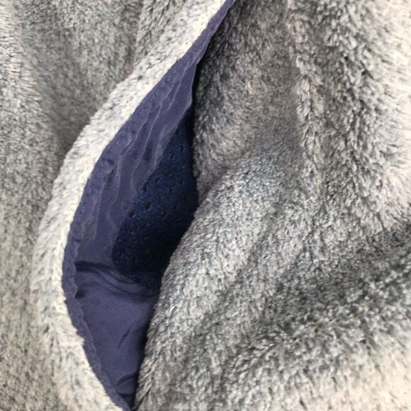 Patagonia Re-Tool Light Blue Navy Snap T Synchilla Pullover Fleece - Picture 13 of 16